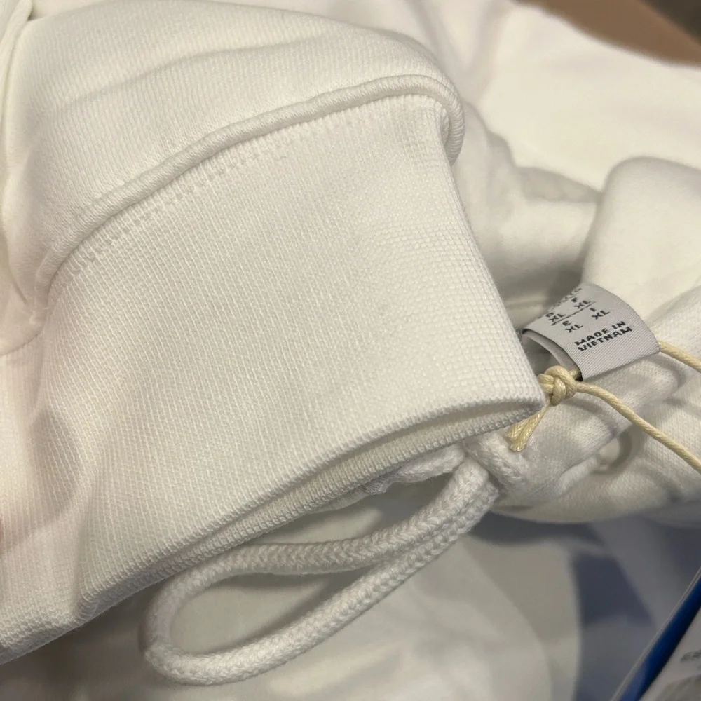Adidas Men's Classic White Hoodie Medium